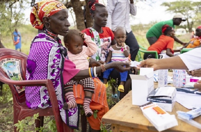 ChildFund’s outreach clinics in remote areas of Kajiado