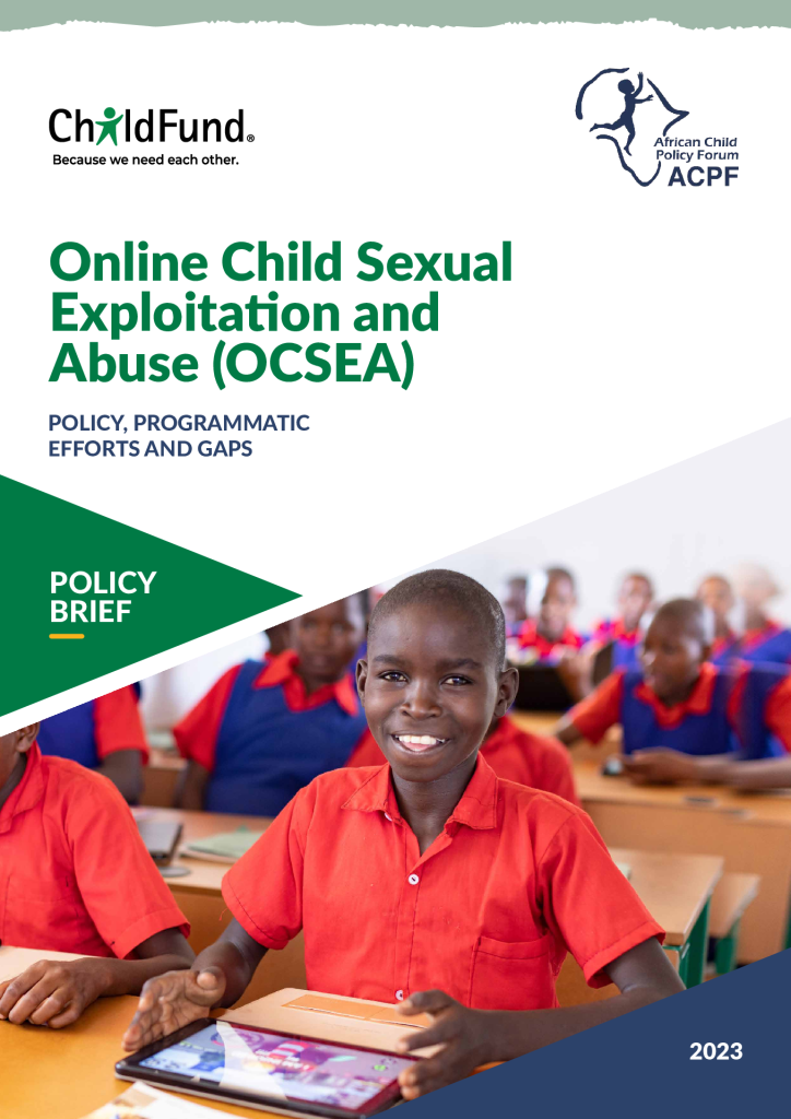 Online Sexual Exploitation and Abuse of Children – Policy, Programmatic Efforts and Gaps