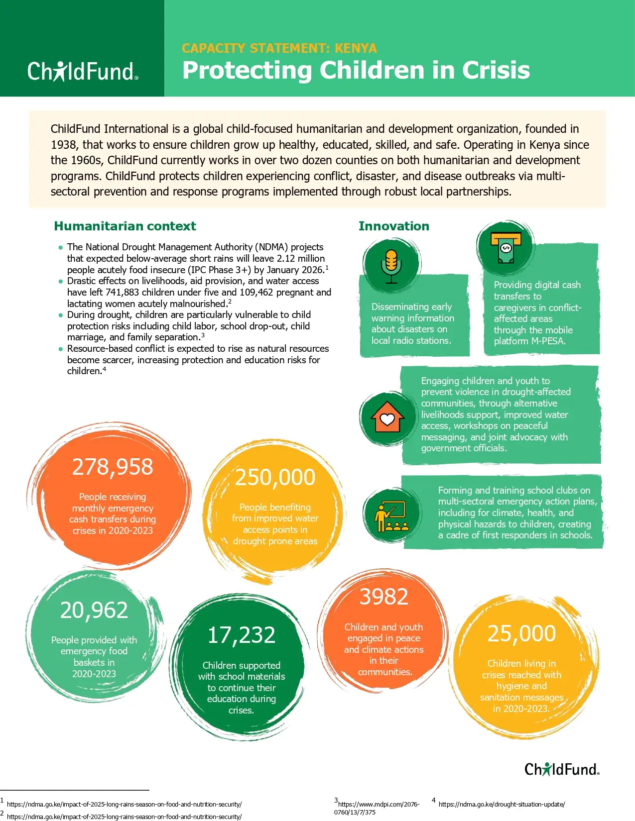 Capacity Statement: Protecting Children In Crisis