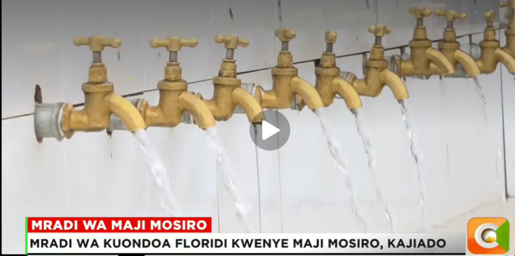 Residents of Naningoi in Kajiado celebrate new flouride treatment plant